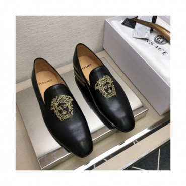 Versace 2020 Men's Leather Oxford Shoes - 베르사체 2020 남성용 레더 옥스퍼드 슈즈,Size(240