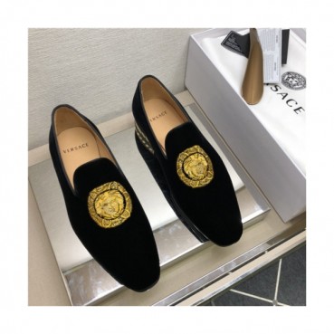 Versace 2020 Men's Leather Oxford Shoes - 베르사체 2020 남성용 레더 옥스퍼드 슈즈,Size(240