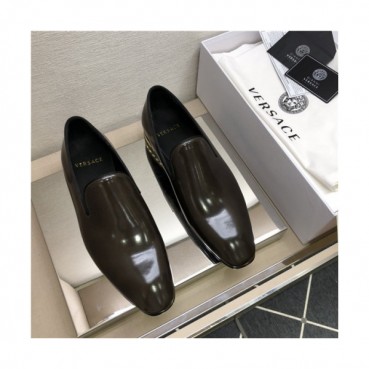 Versace 2020 Men's Leather Oxford Shoes - 베르사체 2020 남성용 레더 옥스퍼드 슈즈,Size(240