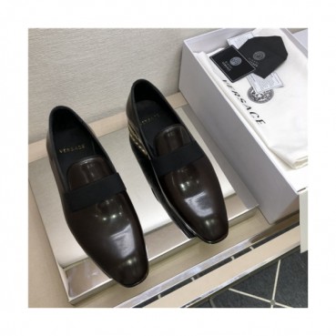 Versace 2020 Men's Leather Oxford Shoes - 베르사체 2020 남성용 레더 옥스퍼드 슈즈,Size(240