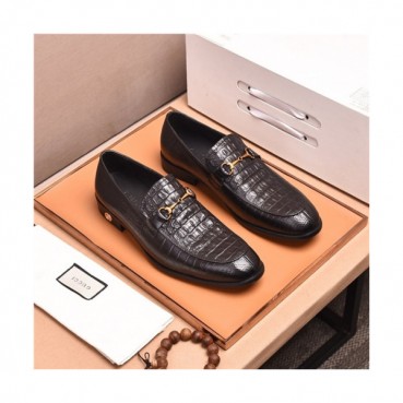 Gucci 2020 Men's Leather Oxford Shoes - 구찌 2020 남성용 레더 옥스퍼드 슈즈,Size(240