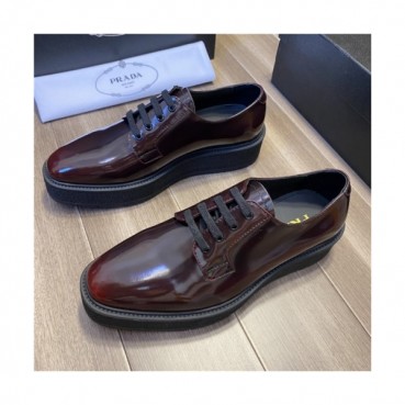 Prada 2020 Men's Leather Shoes - 프라다 2020 남성용 레더 구두 , PRAS0593, Size(240