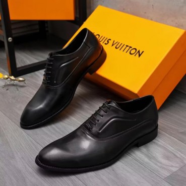 Louis Vuitton 2024 Mens Leather Oxford Shoes,LOUS1081 - 루이비통 2024 남성용 레더 옥스퍼드 슈즈,Size(240