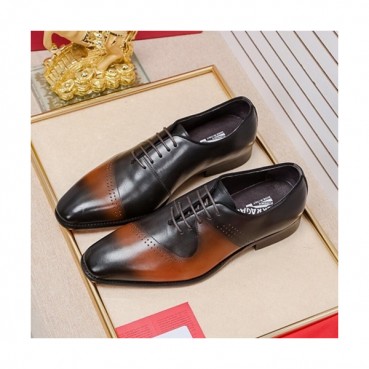 Ferragamo 2020 Mens Leather Oxford Shoes - 페라가모 2020 남성용 레더 옥스퍼드 슈즈 FGMS0291,Size(240 