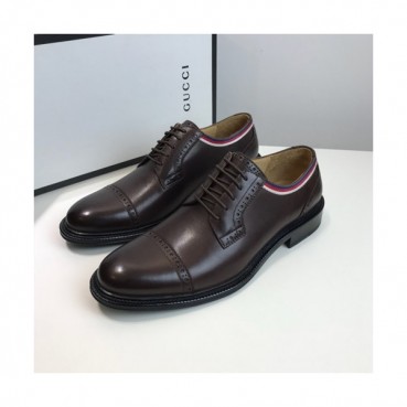 Gucci 2020 Mens Leather Oxford Shoes -  구찌 2020 남성용 레더 옥스퍼드 슈즈 GUCS0747.Size(240 