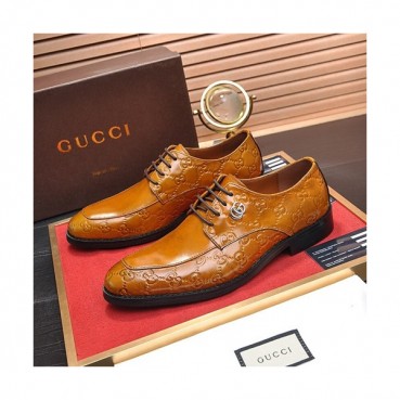Gucci 2020 Mens Leather Oxford Shoes -  구찌 2020 남성용 레더 옥스퍼드 슈즈 GUCS0665.Size(240 