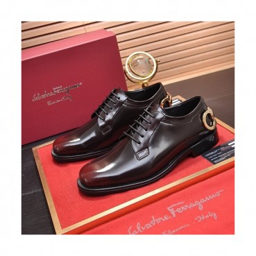Ferragamo 2020 Mens Leather Oxford Shoes - 페라가모 2020 남성용 레더 옥스퍼드 슈즈 FGMS0169,Size(240 