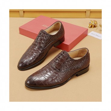 Ferragamo 2020 Mens Leather Oxford Shoes - 페라가모 2020 남성용 레더 옥스퍼드 슈즈 FGMS0161,Size(240 