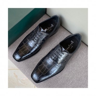 Berluti 2019 Mens Leather Oxford Shoes -  벨루티 2019 남성용 레더 옥스퍼드 슈즈 BERTS0050.Size(240 