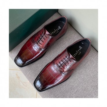Berluti 2019 Mens Leather Oxford Shoes -  벨루티 2019 남성용 레더 옥스퍼드 슈즈 BERTS0049.Size(240 