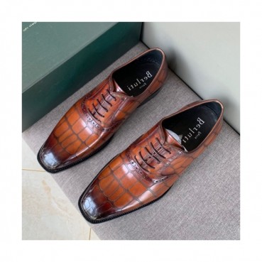 Berluti 2019 Mens Leather Oxford Shoes -  벨루티 2019 남성용 레더 옥스퍼드 슈즈 BERTS0048.Size(240 