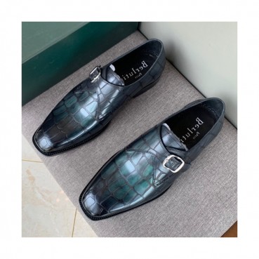 Berluti 2019 Mens Leather Oxford Shoes -  벨루티 2019 남성용 레더 옥스퍼드 슈즈 BERTS0047.Size(240 