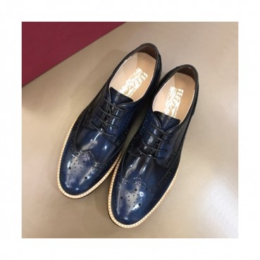 Ferragamo 2019 Mens Leather Oxford Shoes - 페라가모 2019 남성용 레더 옥스퍼드 슈즈 FGMS0093,Size(240 