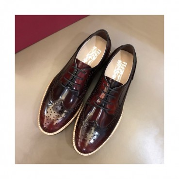 Ferragamo 2019 Mens Leather Oxford Shoes - 페라가모 2019 남성용 레더 옥스퍼드 슈즈 FGMS0092,Size(240 