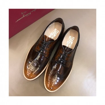 Ferragamo 2019 Mens Leather Oxford Shoes - 페라가모 2019 남성용 레더 옥스퍼드 슈즈 FGMS0091,Size(240 