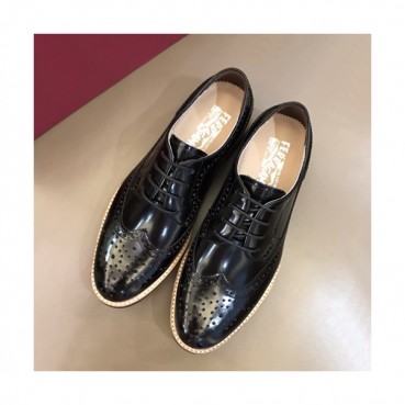 Ferragamo 2019 Mens Leather Oxford Shoes - 페라가모 2019 남성용 레더 옥스퍼드 슈즈 FGMS0090,Size(240 