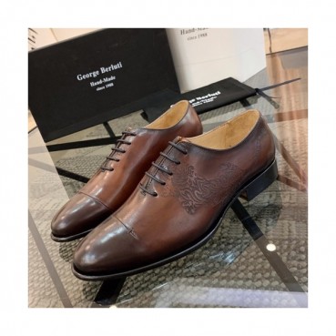 Berluti 2019 Mens Leather Oxford Shoes -  벨루티 2019 남성용 레더 옥스퍼드 슈즈 BERTS0044.Size(240 