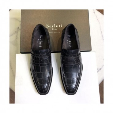 Berluti 2019 Mens Leather Oxford Shoes -  벨루티 2019 남성용 레더 옥스퍼드 슈즈 BERTS0028.Size(240 