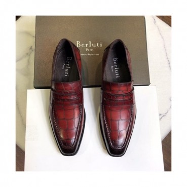 Berluti 2019 Mens Leather Oxford Shoes -  벨루티 2019 남성용 레더 옥스퍼드 슈즈 BERTS0027.Size(240 