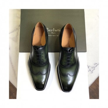 Berluti 2019 Mens Leather Oxford Shoes -  벨루티 2019 남성용 레더 옥스퍼드 슈즈 BERTS0021.Size(240 