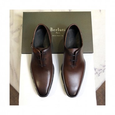 Berluti 2019 Mens Leather Oxford Shoes -  벨루티 2019 남성용 레더 옥스퍼드 슈즈 BERTS0019.Size(240 