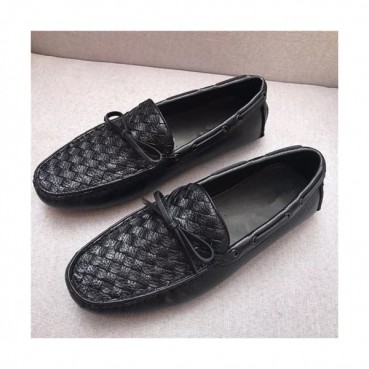 [보테가 베네타] 인테르치아토 블랙 레더 남성용 로퍼 bv0004x - Bottega Veneta Intereu chiato Black Leather Mens Loper