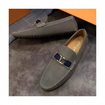 [루이비통] 호켄하임 모카신 레더 남성용 신발 lv0030x - Louis Vuitton Hockenheim Mokasin Mens Shoes