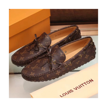 [루이비통] 유팁 모카신 브라운  남성용 신발 lv0016x - Louis Vuitton U
