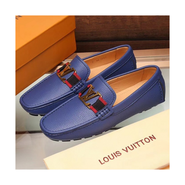 루이비통 유팁 모카신 블루 남성용 신발 lv14x - Louis Vuitton U