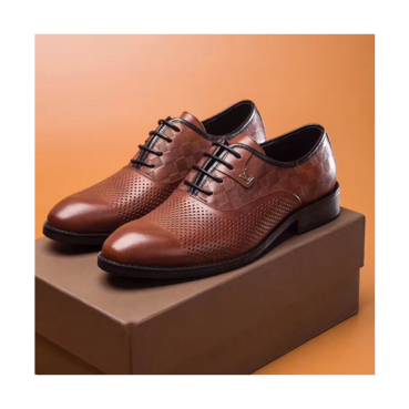[루이비통] 스트레이트스팁 브라운 남성용 구두 lv0006x - Louis Vuitton Straighi Tip Brown Mens Dress Shoes