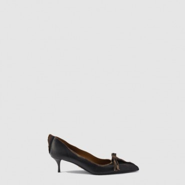 프라다 여성 앤티크 가죽 펌프스 - Prada Womens Antique Leather Pumps 