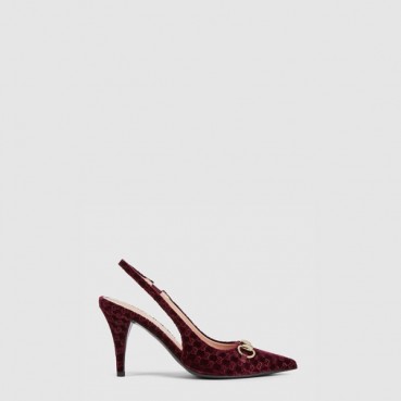 구찌 여성 홀스빗 슬링백 펌프스 - Gucci Womens Horsebit Slingback Pumps 