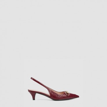구찌 여성 홀스빗 슬링백 펌프스 - Gucci Womens Horsebit Slingback Pumps 