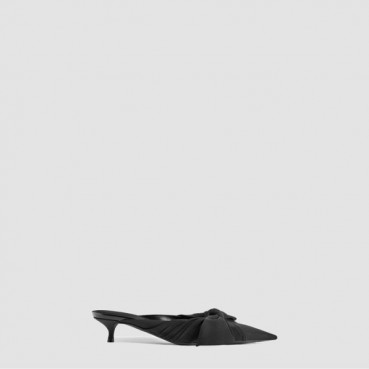 발렌시아가 여성 나이프 슈미즈 40MM 슬링백 - Balenciaga Knife Chemise 40MM Slingback 