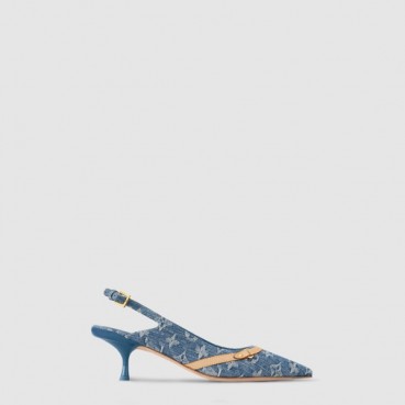 루이비통 여성 6AM 슬링백 펌프스 - Louis vuitton 6AM Slingback Pumps 