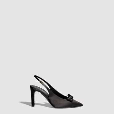 샤넬 여성 새틴 슬링백 - Chanel Womens Slingback 