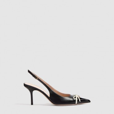 발렌티노 여성 키드스킨 슬링백 펌프스 - Valentino Womens Kid Skin Slingback Pumps 