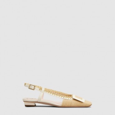 로저비비에 여성 벨 비비에 슬링백 발레리나 플랫 - Roger Vivier Womens Slingback Ballerina Flat 