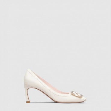 로저비비에 여성 트럼펫 가죽 펌프스 - Roger Vivier Womens Trumpet Leather Pumps 