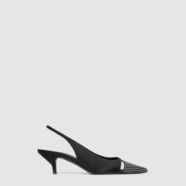 셀린느 여성 주디 캡 토 슬링백 - Celine Womens Judy Cap Toe Slingback 