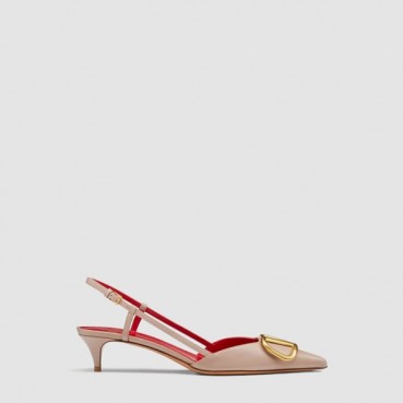발렌티노 여성 브이로고 시그니처 슬링백 펌프스 - Valentino Womens Calfskin V