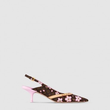 루이비통 여성 LV x TM 6AM 슬링백 펌프스 - Louis vuitton Womens LV x TM 6AM Slingback Pumps 