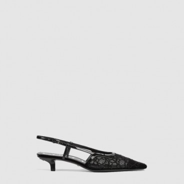 구찌 여성 GG 크리스털 슬링백 펌프스 - Gucci Womens GG Crystal Slingback Pumps 