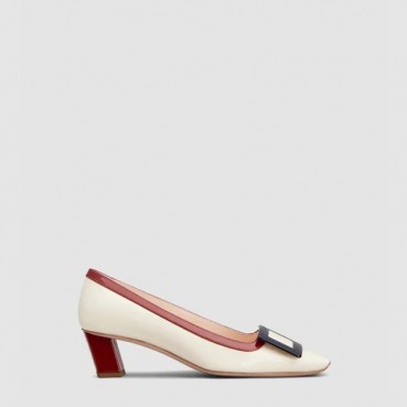 로저비비에 여성 벨 비비에 메탈 버클 펌프스 - Roger Vivier Womens Belle Vivier Metal Buckle Pumps 