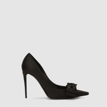 돌체앤가바나 여성 리본 새틴 펌프스 - Dolce&Gabbana Womens Satin Pumps With Ribbon 