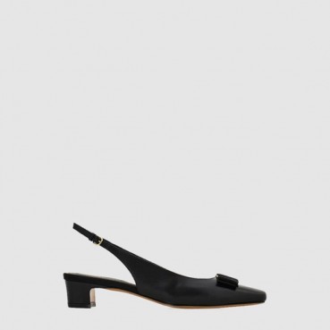 페라가모 여성 아이코닉 보우 슬링백 - Salvatore Ferragamo Womens Iconic Bow Slingback 