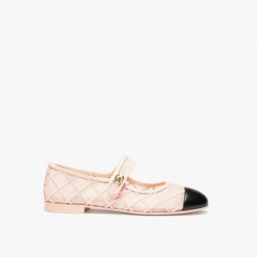 샤넬 여성 메시 메리제인 슈즈 - Chanel Womens Maryjane Flat Shoes 