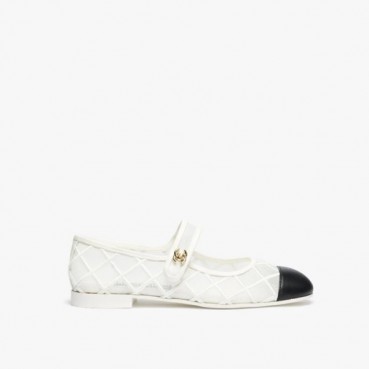 샤넬 여성 메시 메리제인 슈즈 - Chanel Womens Maryjane Flat Shoes 