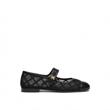 샤넬 여성 메시 메리제인 슈즈 - Chanel Womens Maryjane Flat Shoes 