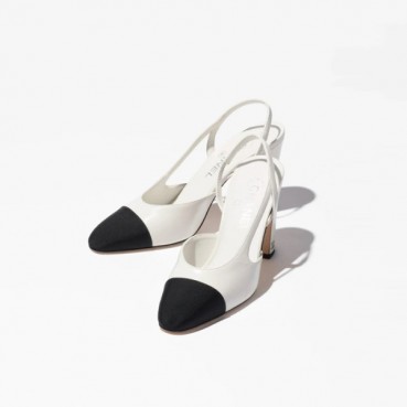 샤넬 여성 미들힐 슬링백 - Chanel Womens Middle Heel Slingback 
